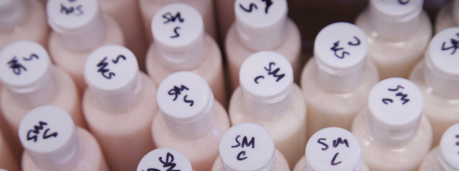 3 of 7, Mini bottles of shampoo