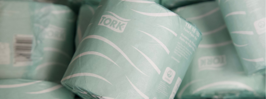 2 of 7, Rolls of packaged toilet paper